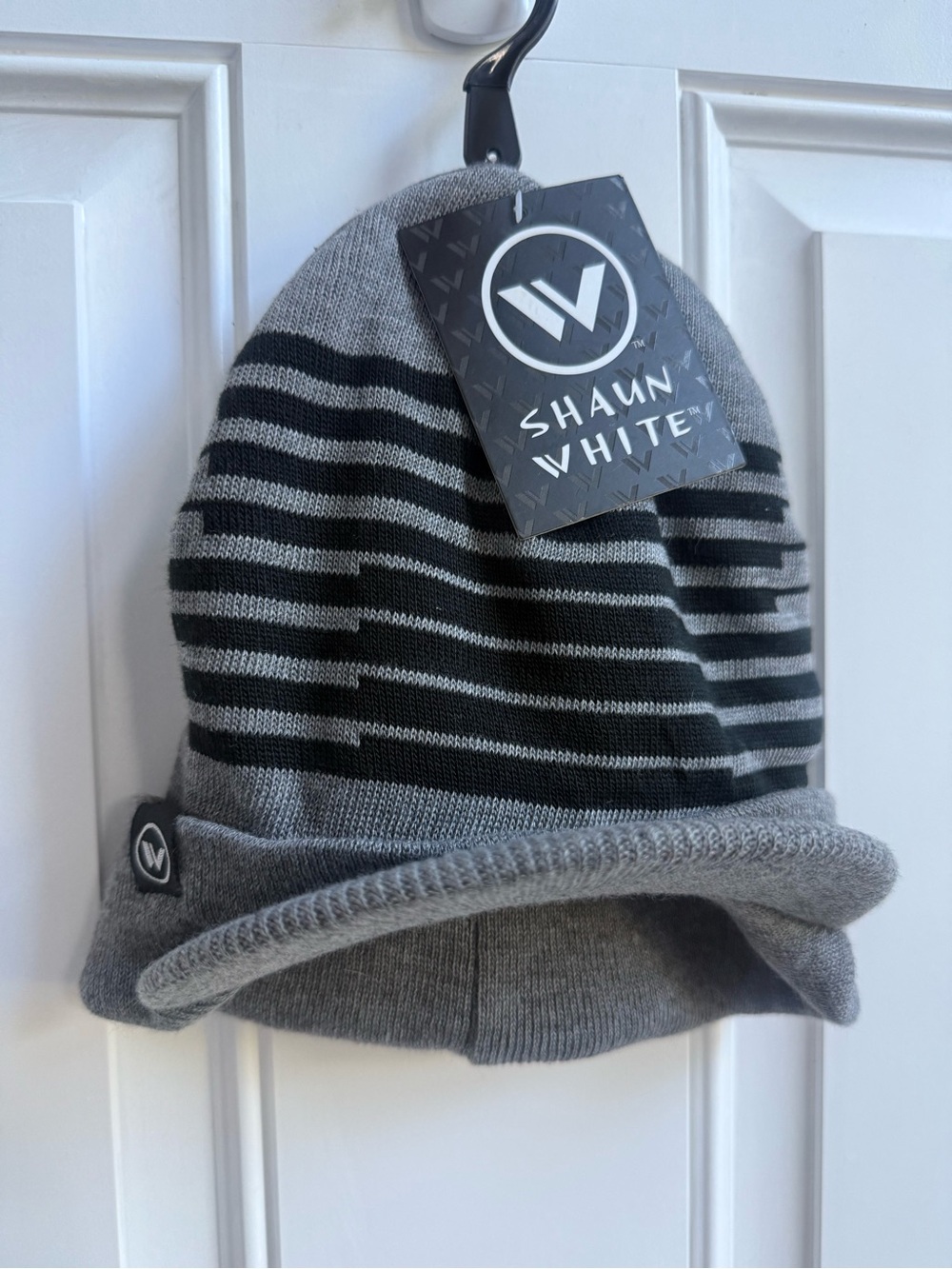 Retro Shaun White x Target 2013 Striped brimmed visor beanie Streetwear NWT